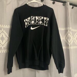 Cow print sweatshirt